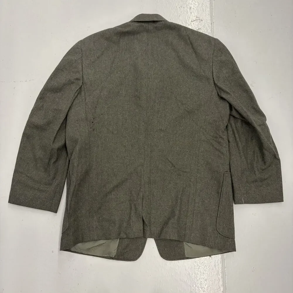 NOS Vintage 50s Kahn Green Wool 3-Button Suit Jacket